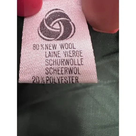 Mondi Wool Blend Pleated Midi Skirt Sz 38 (US 8)Green A-Line Made in Germany VTG - Picture 4 of 5